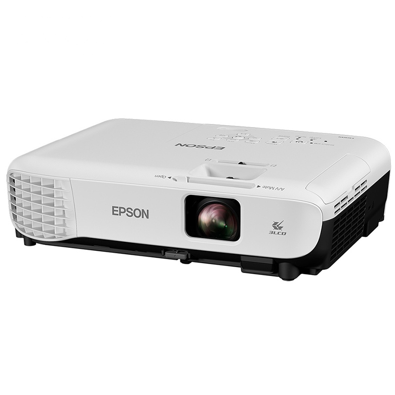 爱普生(EPSON)CB-X05E商务会议投影机家用高清投影仪+100英寸4:3电动幕布(1024×768含安装及辅材)