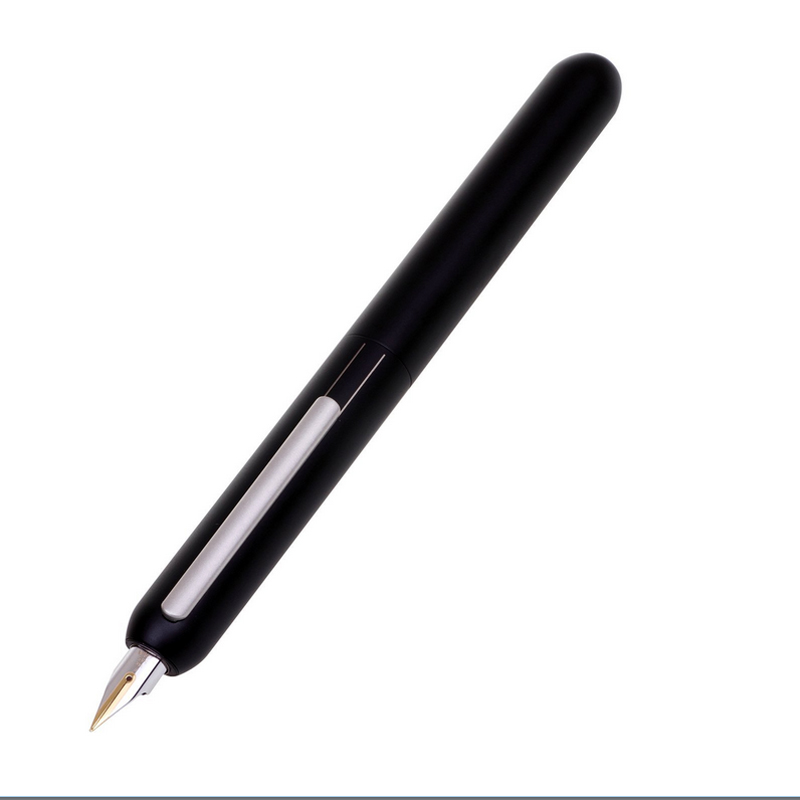 凌美(LAMY)焦点系列钢笔墨水笔磨砂黑汉漆14K金笔F尖