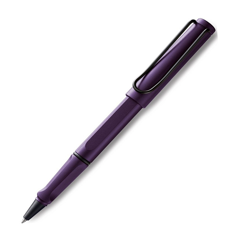 凌美(LAMY)狩猎者限量版磨砂紫宝珠笔签字笔蓝色笔芯