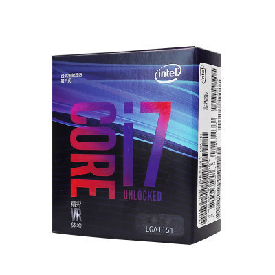 英特尔(intel) i7-8700 盒装八代CPU处理器 六核心 3.2GHz LGA 1151 台式机处理器