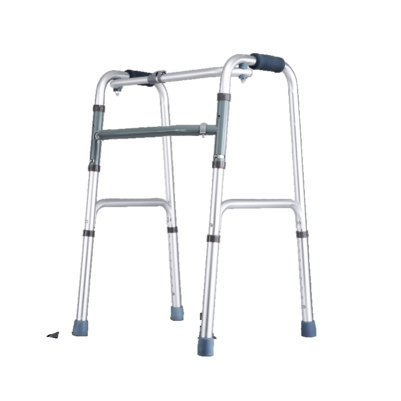 可孚老人辅助行走器轻便折叠残疾人四脚拐杖医用助步器可伸缩 Cofoe