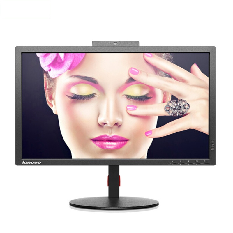 联想(ThinkVision)T2224z 21.5英寸 1080p高清摄像头数字麦克风 IPS屏办公电脑显示器