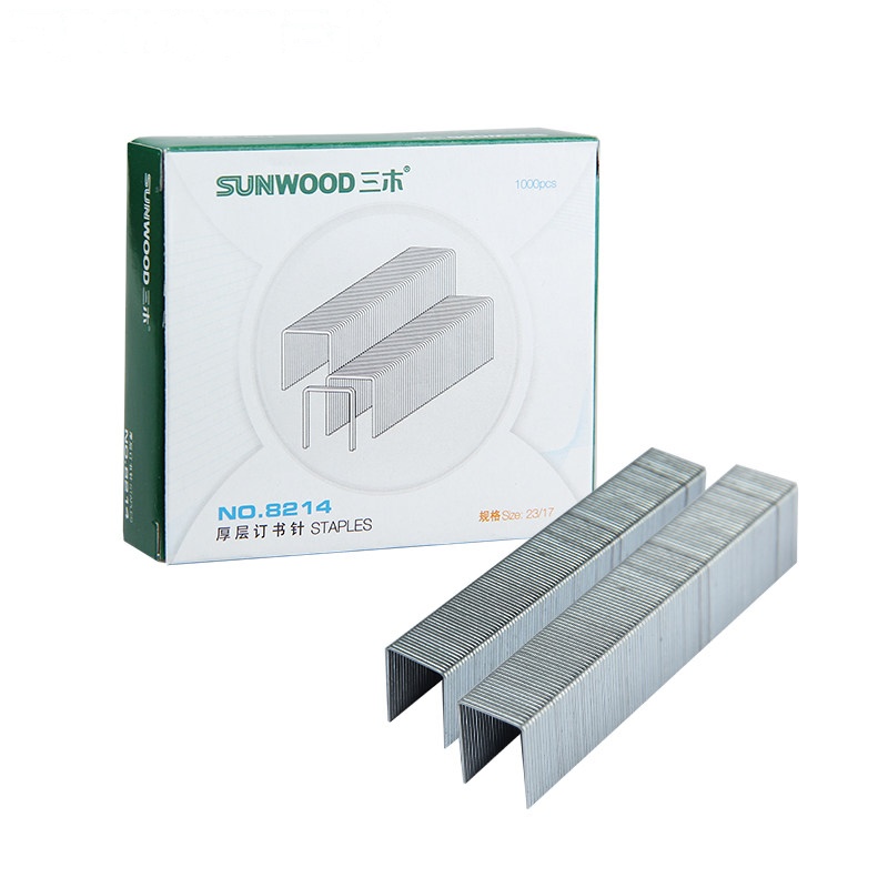 三木（SUNWOOD）23/17厚层 订书针 8214 （盒）