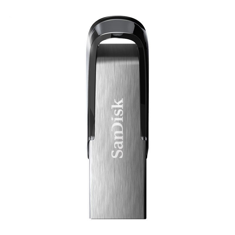 闪迪SanDisk酷铄(CZ73) 128GB金属车载U盘USB3.0高速防水商务加密优盘128g闪存盘银色 私人订制