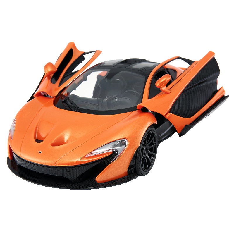 星辉(Rastar)迈凯伦1:14电动遥控汽车 遥控开门汽车儿童男孩玩具车模75160橙色