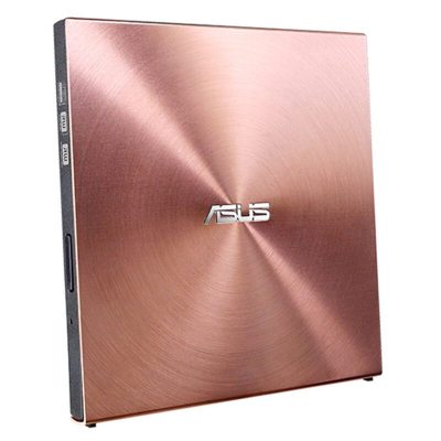 华硕(ASUS)8倍速 USB2.0 外置DVD刻录机 移动光驱 玫瑰金(兼容苹果系统/SDRW-08U5S-U)