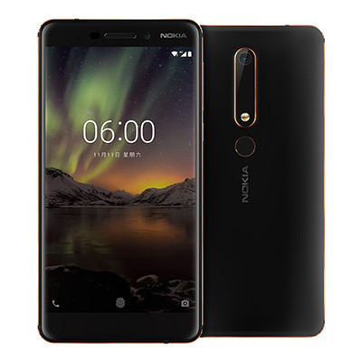 Nokia/全新诺基亚6 第二代 4GB+64GB 黑色 移动联通电信4G手机