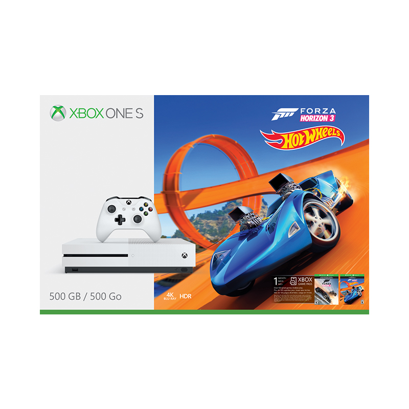 Xbox One S Forza Horizon 3 Hot Wheels 主機套裝 (500GB)