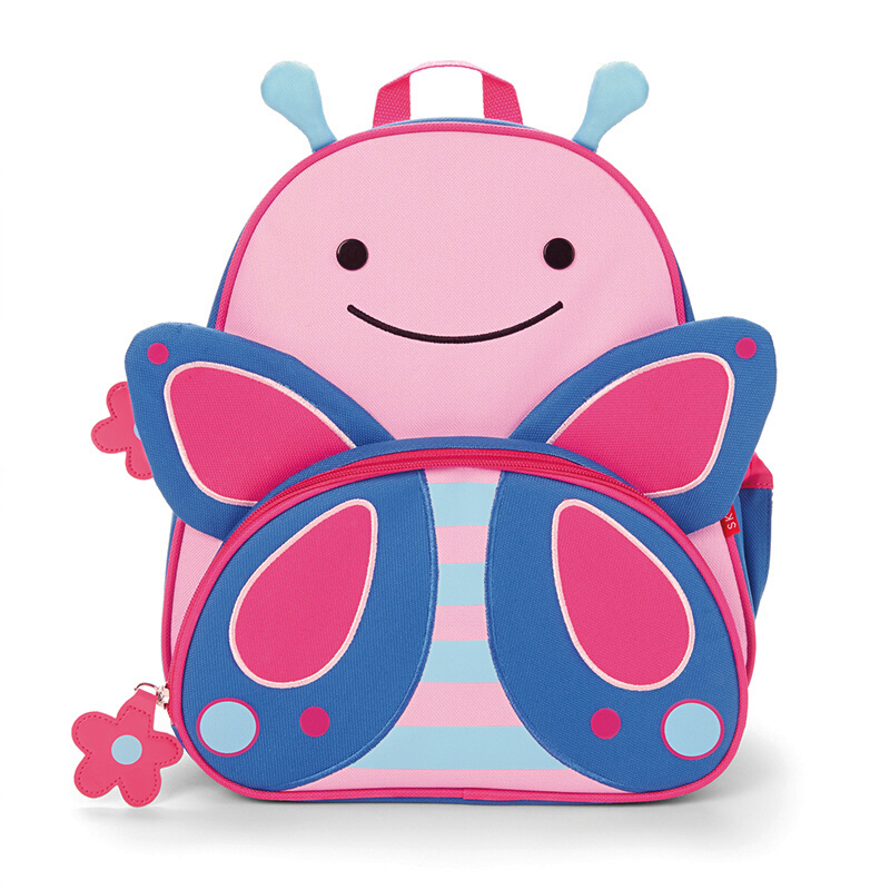 SKIP HOP动物书包儿童宝宝幼儿园双肩背包 蝴蝶款 蓝色 中性 儿童文具双肩背包 3-7岁