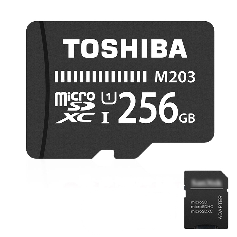 [赠读卡器/SD卡套]东芝(TOSHIBA)TF卡256GB 100MB/s手机存储卡