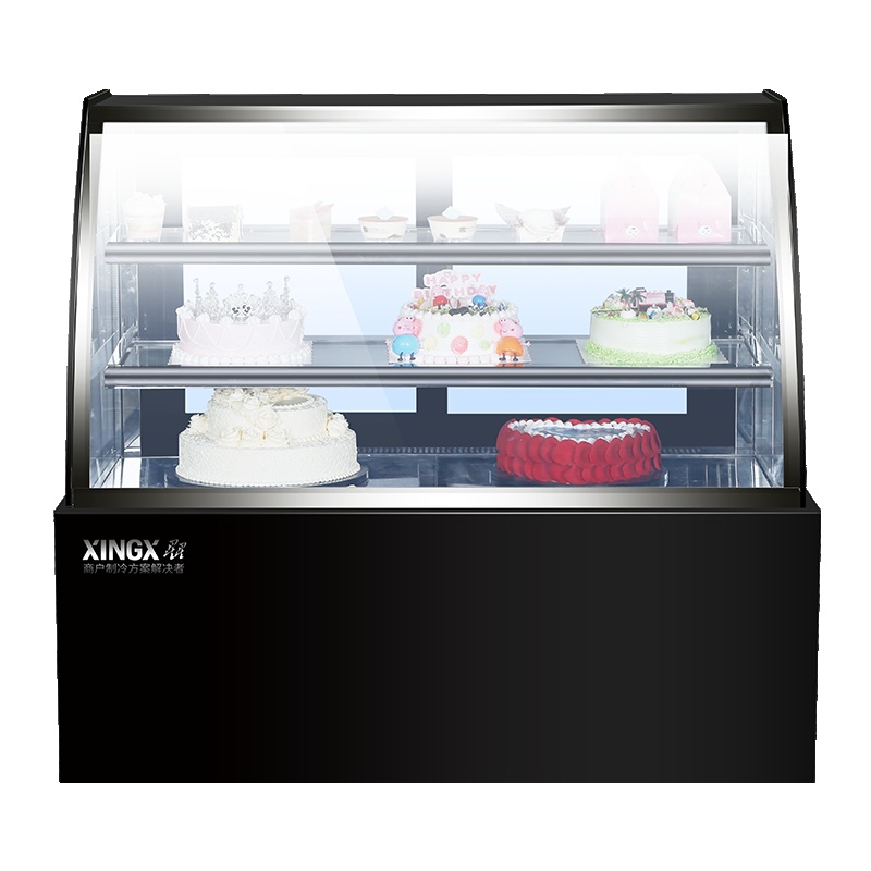 星星(XINGX) LC-1.5YE 418升 蛋糕柜 冰柜 冷柜 商用保鲜柜 冷藏柜展示柜 熟食柜 圆弧角 电脑控温
