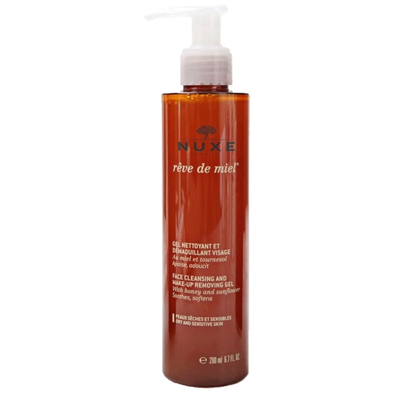 Nuxe欧树蜂蜜温和洗面奶200ML 深层清洁 各种肤质 通用