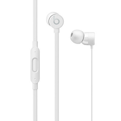 BEATS urBeats3 入耳式有线耳机 3.5mm接口 手机耳机 三键线控 带麦 MQFV2PA/A 白色