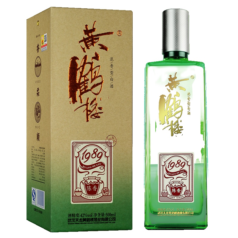 黄鹤楼 陈香1989 42度 500ml 单瓶 浓香型白酒