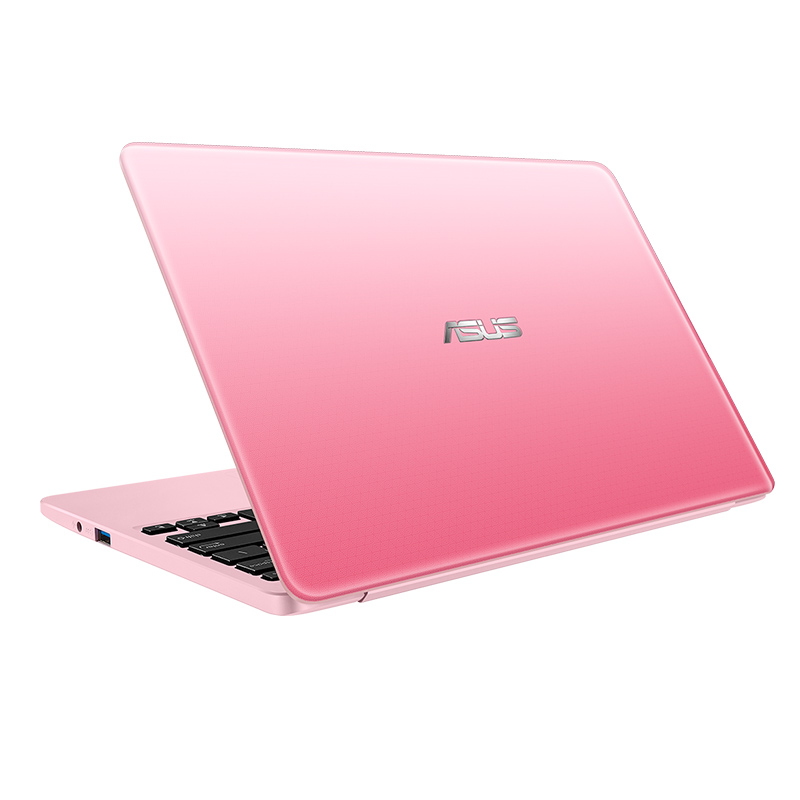 华硕(ASUS)思聪本E203 11.6英寸轻薄本笔记本电脑(N3350双核处理器 4G 128GB固态 粉色)