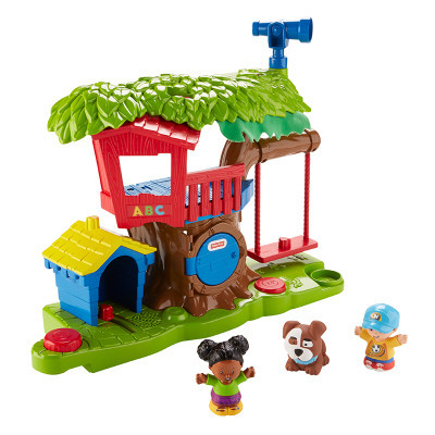 费雪,Fisher Price Little People小小探索家分享小树屋儿童玩具 FKW84