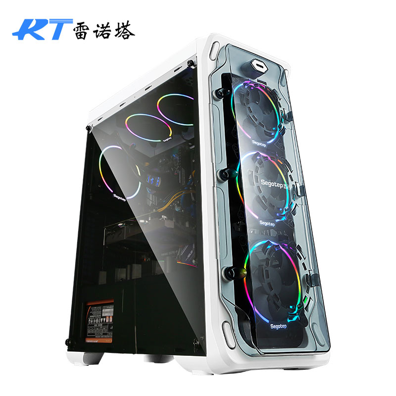 雷诺塔 六核I7 8700K/GTX1060 5G/Z370/240G水冷台式吃鸡游戏电脑主机DIY组装机自营主机