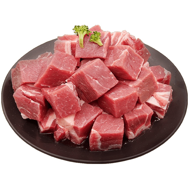 伊赛(yisai)巴西进口牛肉块*1袋装 500g 原切草饲牛肉 生鲜