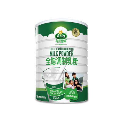 Arla爱氏晨曦高钙全脂调制乳粉 800g (听装) 丹麦进口成人奶粉