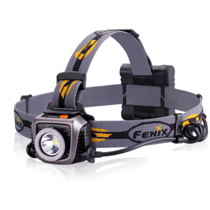 Fenix 菲尼克斯 HP15 UE黑色分体式 LED头灯900流明 含线扣2个、AA电池4节