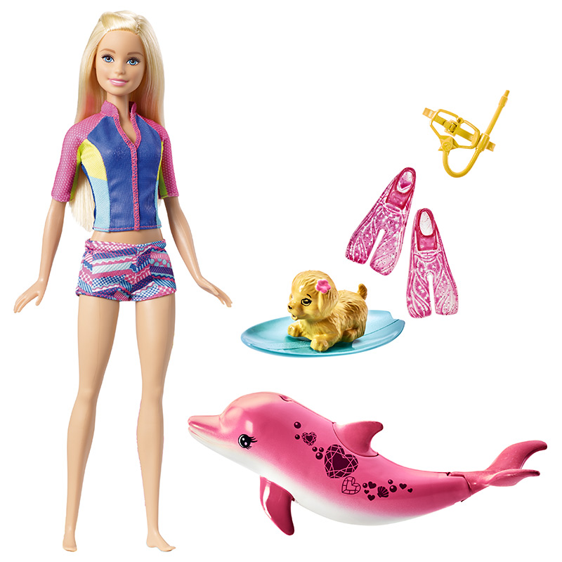 Barbie芭比芭比之海豚魔幻历险记娃娃FBD63塑料玩具 3岁以上