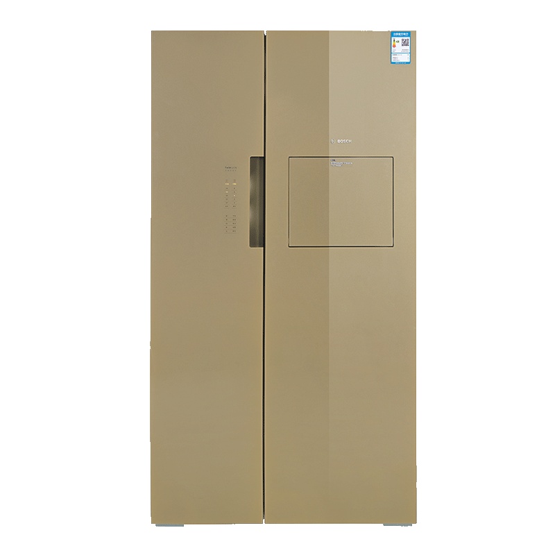 博世(BOSCH)608升 对开门冰箱 家用双开门电冰箱 风冷变频 玻璃面板 BCD-608W(KAN93S8ATI)