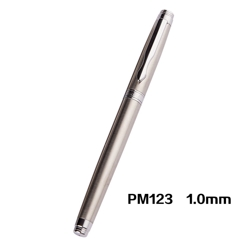 宝克(baoke) 1.0mm 银灰 中性笔 PM123 (单位:支)