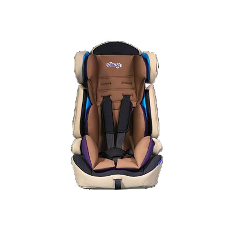 [汽车用品]索弗(SOFO)汽车儿童安全座椅婴儿宝宝汽车用车载坐椅9个月-12岁SF501 卡其色