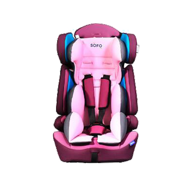 [汽车用品]索弗(SOFO)汽车儿童安全座椅婴儿宝宝汽车用车载坐椅9个月-12岁SF501 紫色