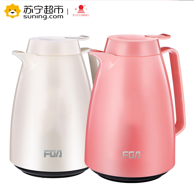 富光(FUGUANG)保温壶WFS1020-1500 1500ml 男女士带茶隔 便携创意双层泡茶玻璃水杯