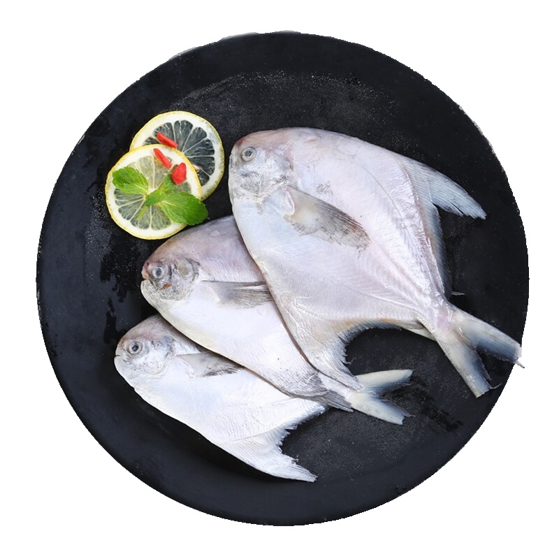 三都港(SANDUGANG) 冷冻东海银鲳鱼 450g 3条 袋装 平鱼 海鲜水产