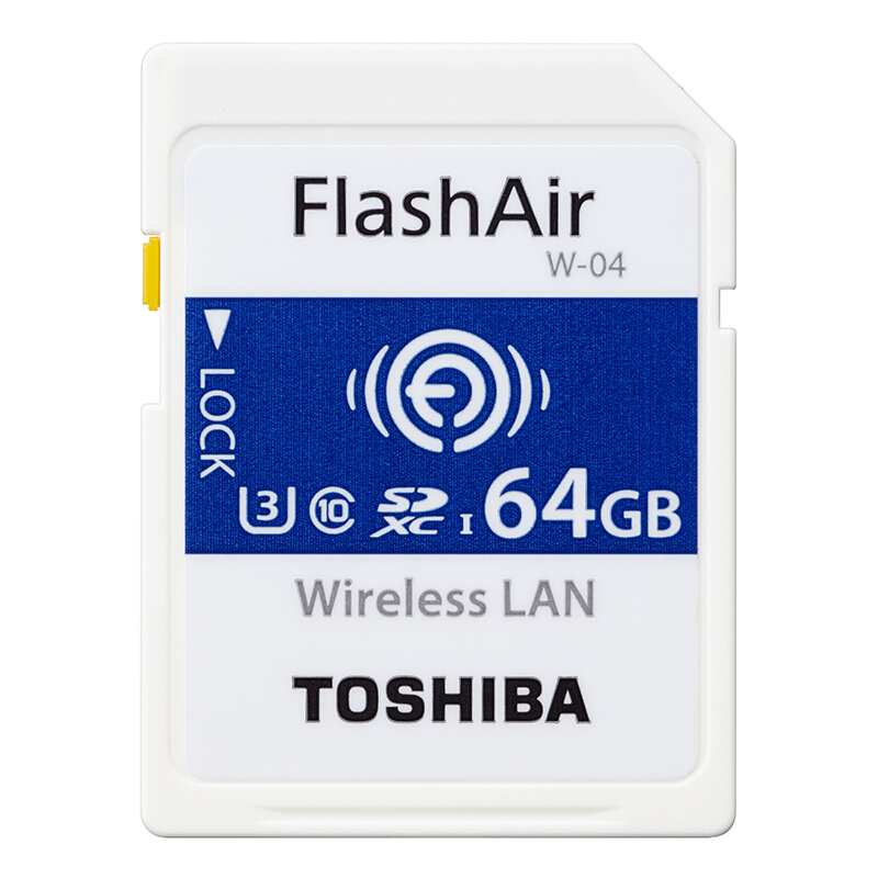 东芝(TOSHIBA)SD卡 64GB 第四代无线WIFI传输单反相机存储卡 读90MB/s写70MB/s