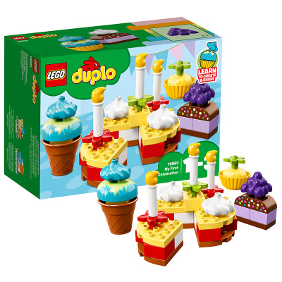 LEGO 乐高 Duplo得宝系列 我的第一次庆祝 LEGC10862 50块以下 1-3岁 塑料玩具
