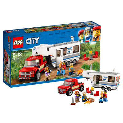 LEGO 乐高 City城市系列 亲子野营房车 LEGC60182 5-12岁 塑料玩具 200块以上