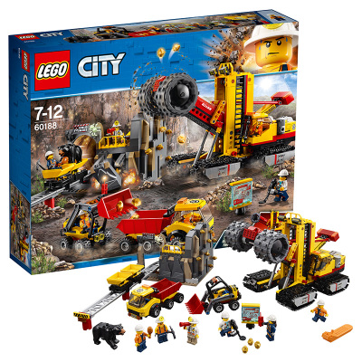 LEGO 乐高 City城市系列 采矿专家基地 LEGC60188 7-12岁 塑料玩具 200块以上