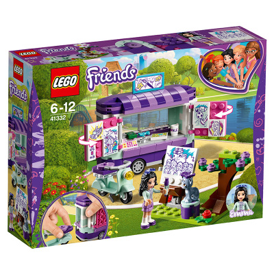 LEGO 乐高 Friends好朋友系列 艾玛的艺术小铺 41332 6-12岁 200块以上 塑料玩具