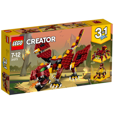 LEGO 乐高 Creator创意百变系列 神秘怪兽 31073 7-12岁 塑料玩具 200块以上