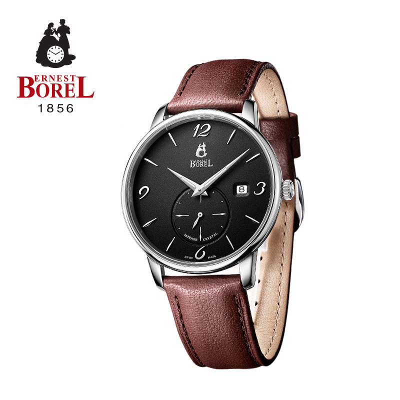 瑞士进口依波路(ERNEST BOREL)雅丽系列GS5650-58421BR时尚经典男款石英手表