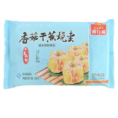 利口福香菇干蒸烧卖(210g)