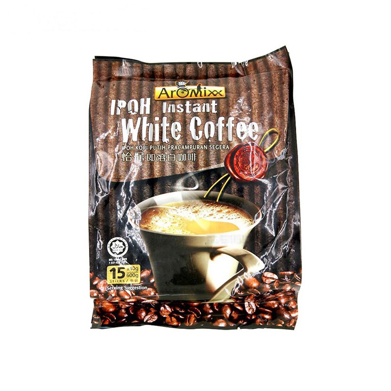 马来西亚进口 爱罗密史即溶白咖啡 600g/包(15条*40克)