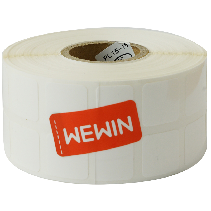 伟文/wewin 白色标签 15mm*15mm 1600片/盒 PL15-15-1600/H(单位:盒)