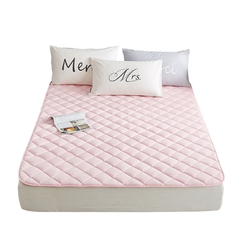 俏居(Choshome)家纺 全棉床垫纯色简约风四季可用床褥 床垫1.8m床1.5m双人垫1.2米褥子防滑薄保护垫