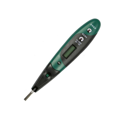工具库 世达SATA 双色带照明灯数显测电笔 62602