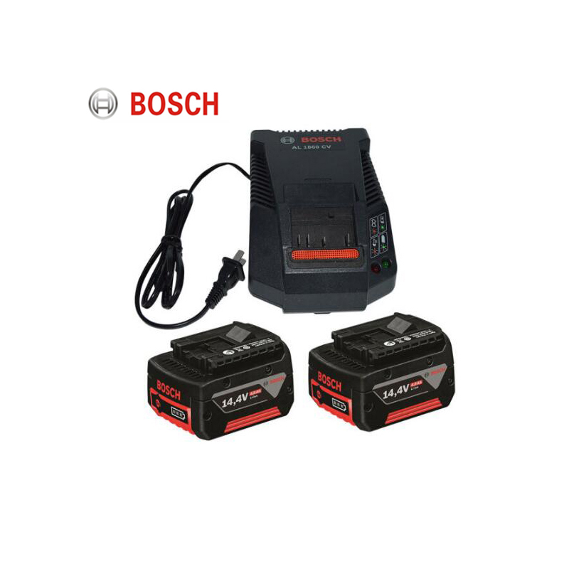 博世（Bosch） 锂电移动电源套件 2电1充套装14.4V 4.0Ah