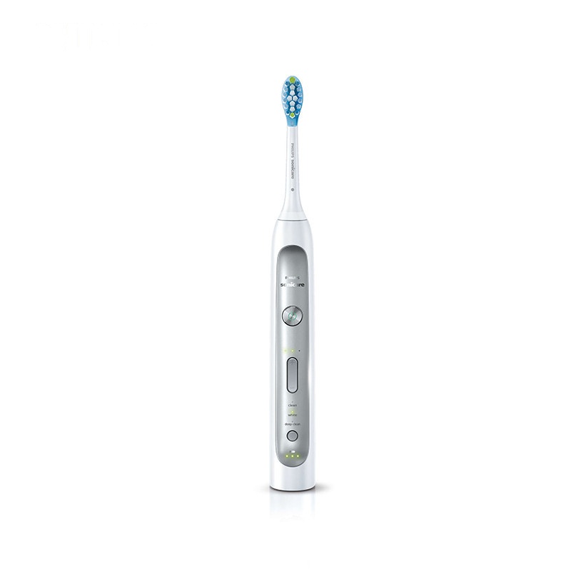 飞利浦(Philips)电动牙刷HX6809/02浅蓝色 充电式声波震动牙刷31000转/分钟 力度感应 保护牙龈