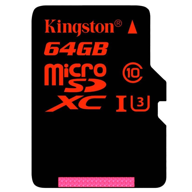 金士顿(Kingston)TF存储卡(Micro SD)64GB 读90MB/S写80MB/S