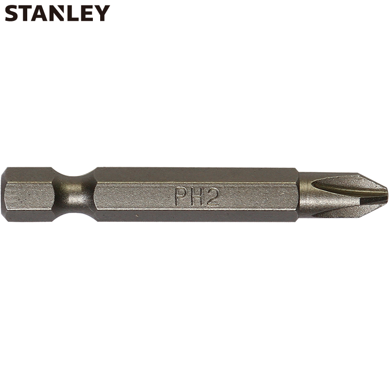 史丹利（Stanley）6.3MM系列十字旋具头PH0x50mm x10 63-026T-23