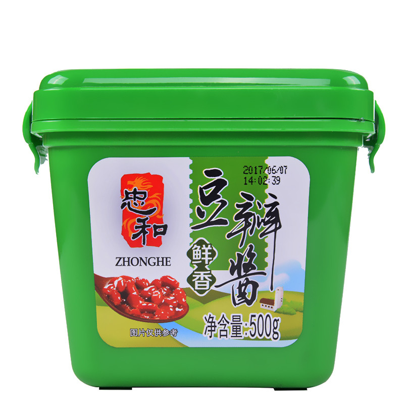 忠和豆瓣酱500g 调味品 调味品 豆瓣酱 拌面拌饭酱 炒菜酱 佐料蘸酱