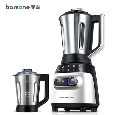 朋森(BARSONE)BS-05L012智能预约破壁机家用全自动加热榨汁料理机豆浆机白色