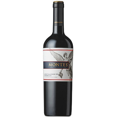 智利原瓶进口蒙特斯(Montes)红酒限量精选佳美娜赤霞珠干红葡萄酒750ml单支